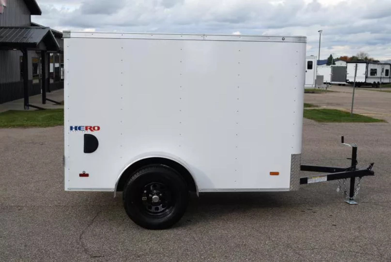 New BRAVO HERO 5x8 ENCLOSED CARGO TRAILER