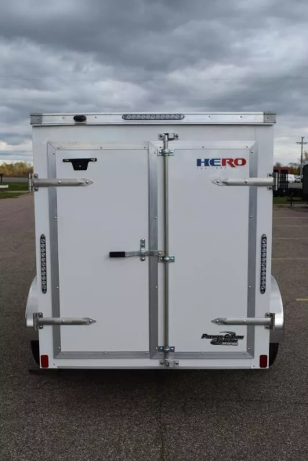 New BRAVO HERO 5x8 ENCLOSED CARGO TRAILER