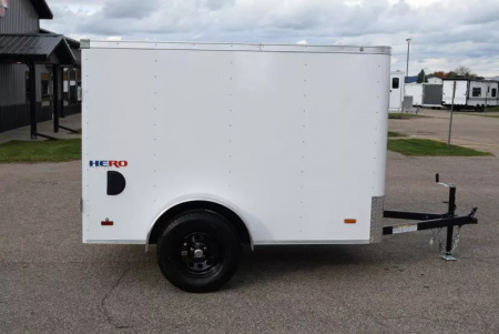 New BRAVO HERO 5x8 ENCLOSED CARGO TRAILER