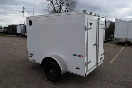 New BRAVO HERO 5x8 ENCLOSED CARGO TRAILER