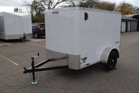 New BRAVO HERO 5x8 ENCLOSED CARGO TRAILER