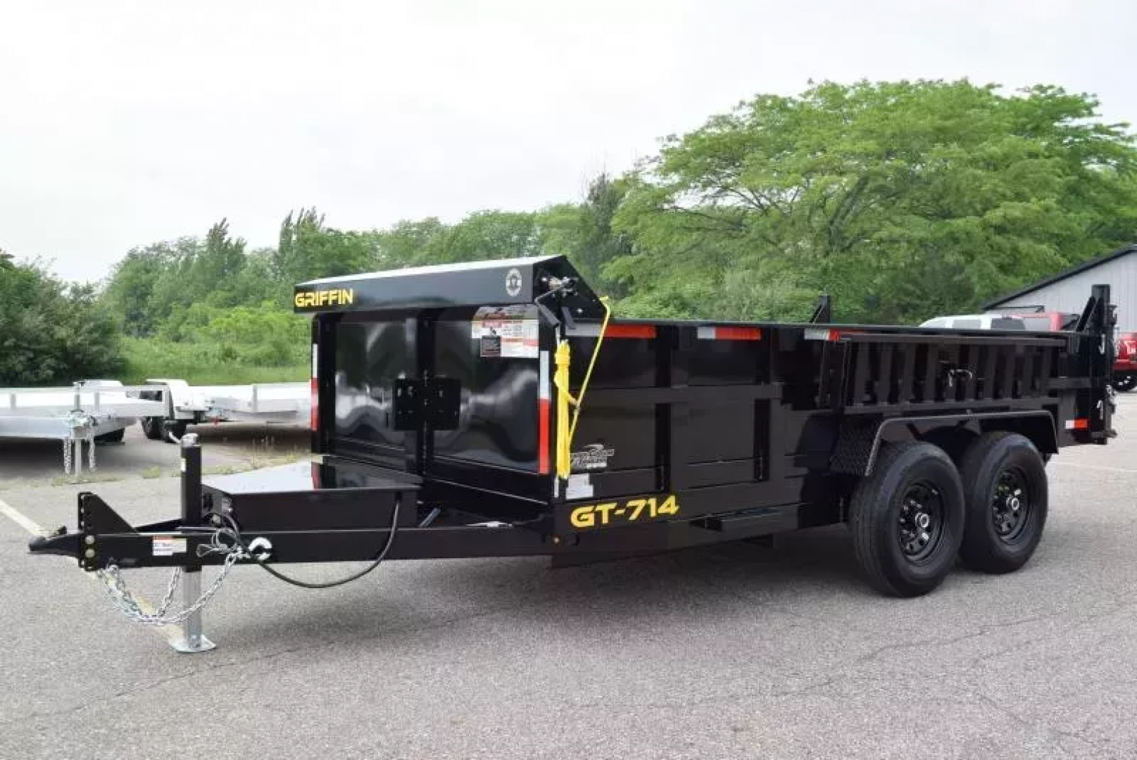 New GRIFFIN 7x14 14K LOW PRO DUMP TRAILER