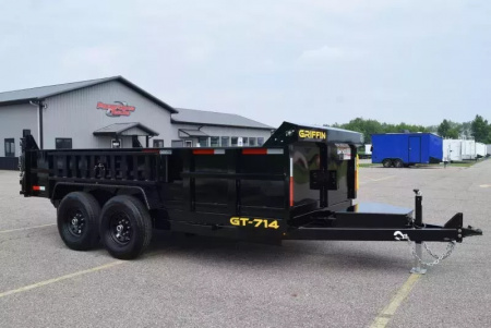 New GRIFFIN 7x14 14K LOW PRO DUMP TRAILER