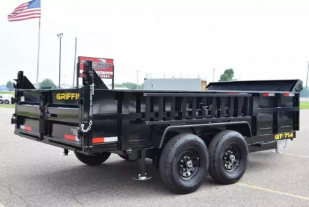 New GRIFFIN 7x14 14K LOW PRO DUMP TRAILER