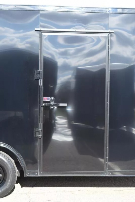 New BRAVO HERO 8.5x16 ENCLOSED CARGO TRAILER - 7k GVWR - .080 POLYCOR EXTERIOR *MIDNIGHT PACKAGE*