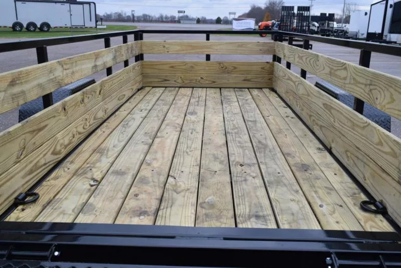 New BND 5x10 UTILITY TRAILER w/ 3-BOARD SIDES