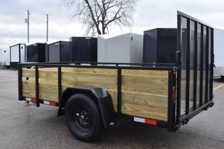 New BND 5x10 UTILITY TRAILER w/ 3-BOARD SIDES