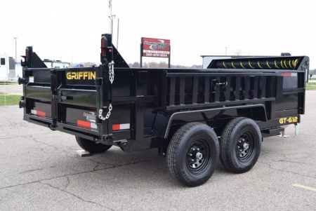 New GRIFFIN 6 X 12 10K Low Pro Dump Trailer