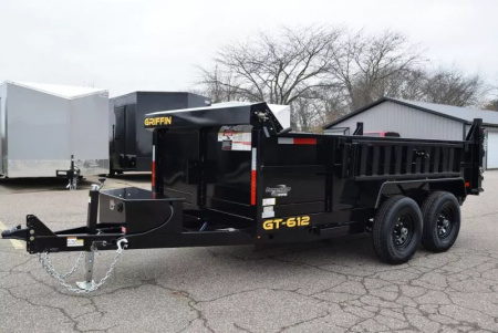 New GRIFFIN 6 X 12 10K Low Pro Dump Trailer