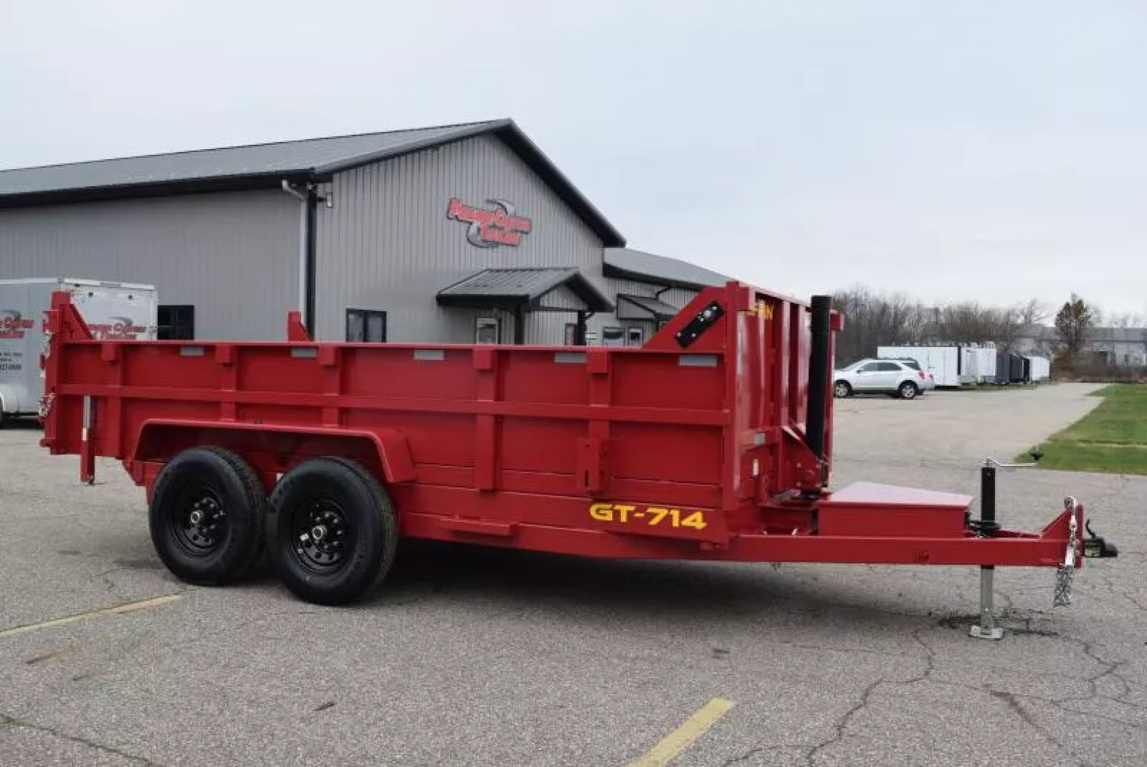 New GRIFFIN 7x14 14K DUMP TRAILER w/ TELESCOPING CYLINDER