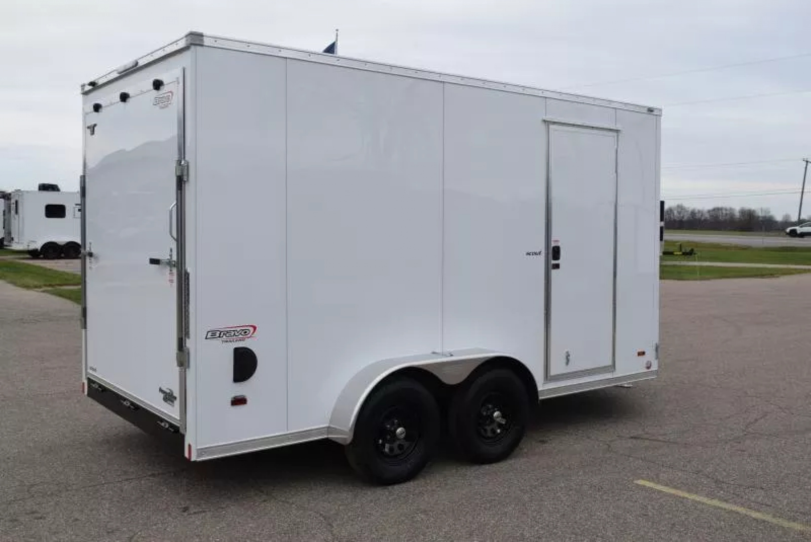New BRAVO 7x14 SCOUT ENCLOSED CARGO TRAILER - .080 POLYCORE EXTERIOR SKIN
