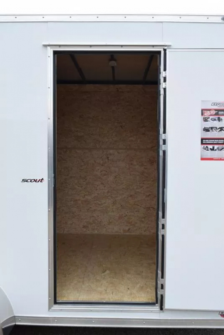 New BRAVO 7x14 SCOUT ENCLOSED CARGO TRAILER - .080 POLYCORE EXTERIOR SKIN