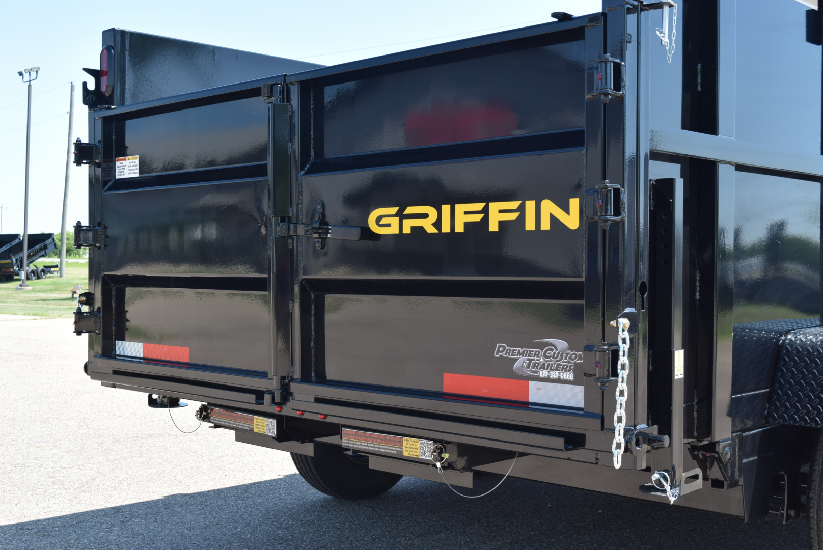 New GRIFFIN 7x14 14K DUMP TRAILER w/ 48" SIDES AND TELESCOPING CYLINDER