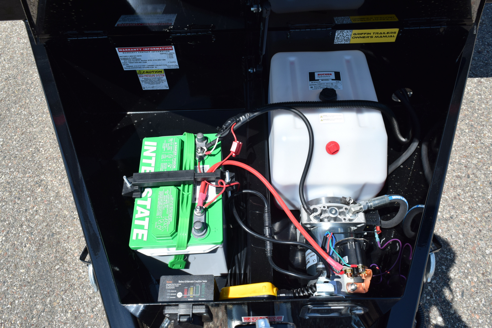 New GRIFFIN 7x14 14K DUMP TRAILER w/ 48" SIDES AND TELESCOPING CYLINDER