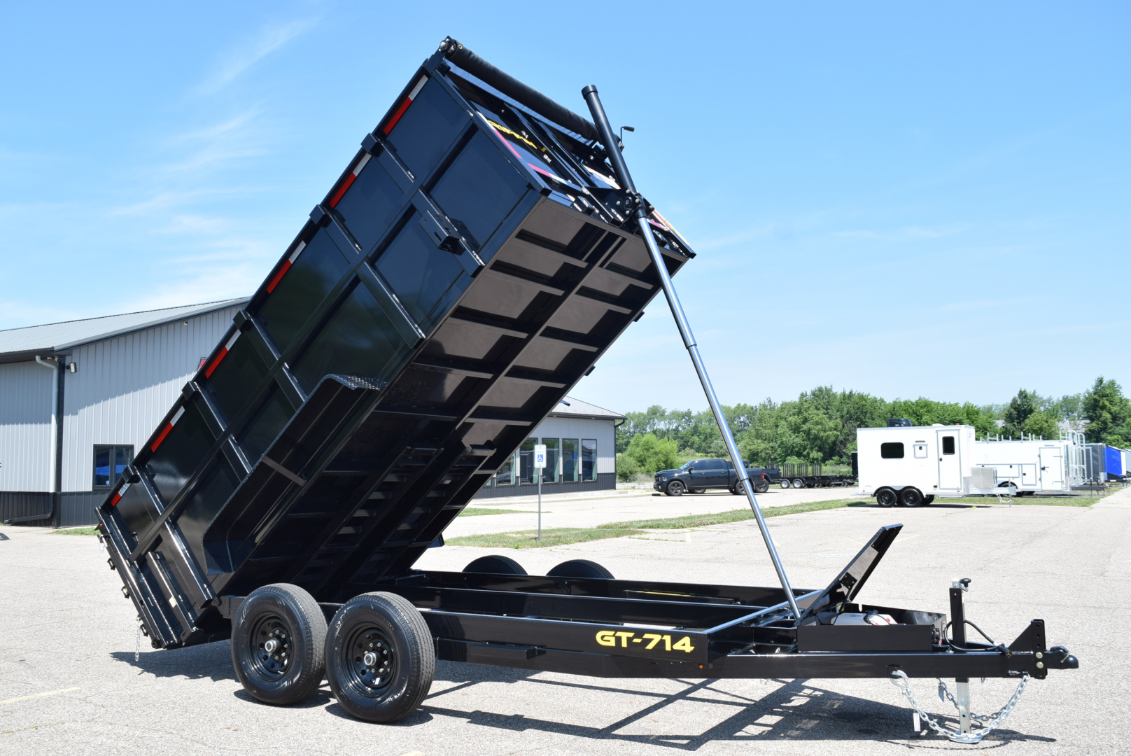 New GRIFFIN 7x14 14K DUMP TRAILER w/ 48" SIDES AND TELESCOPING CYLINDER