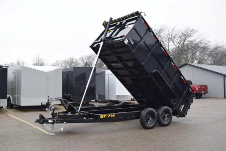 New GRIFFIN 7x14 14K DUMP TRAILER w/ 48" SIDES AND TELESCOPING CYLINDER