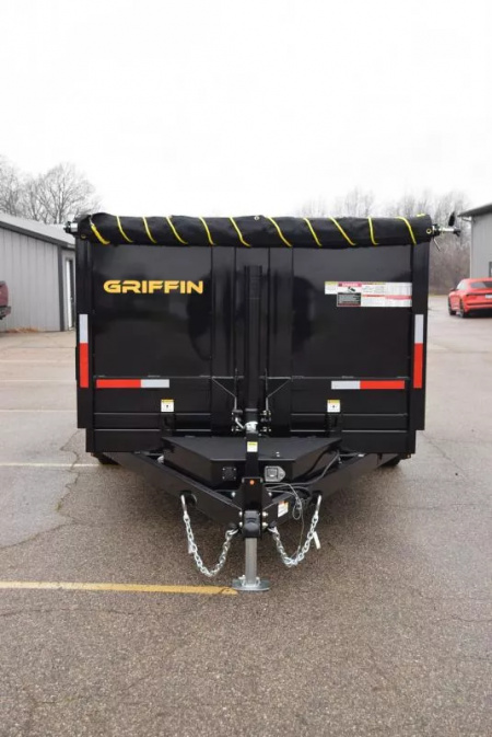 New GRIFFIN 7x14 14K DUMP TRAILER w/ 48" SIDES AND TELESCOPING CYLINDER