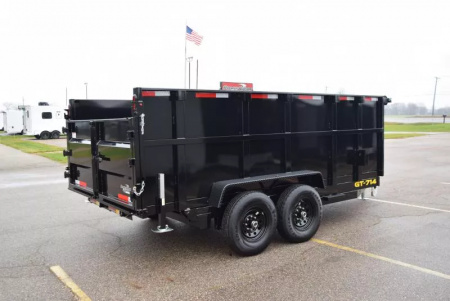 New GRIFFIN 7x14 14K DUMP TRAILER w/ 48" SIDES AND TELESCOPING CYLINDER
