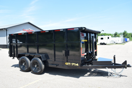 New GRIFFIN 7x14 14K DUMP TRAILER w/ 48" SIDES AND TELESCOPING CYLINDER