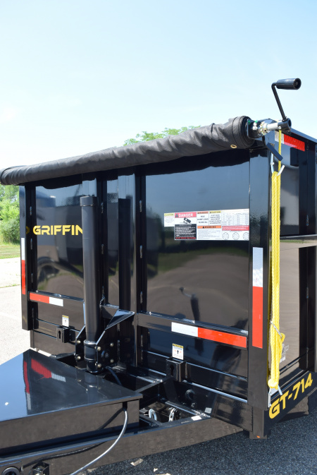 New GRIFFIN 7x14 14K DUMP TRAILER w/ 48" SIDES AND TELESCOPING CYLINDER