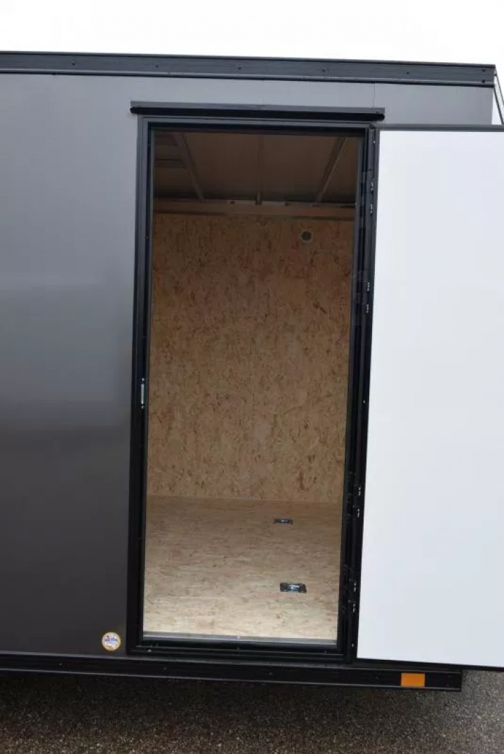 New ATC 7.5x16 STO 400 ALUMINUM CARGO TRAILER w/ BLACK TRIM PACKAGE