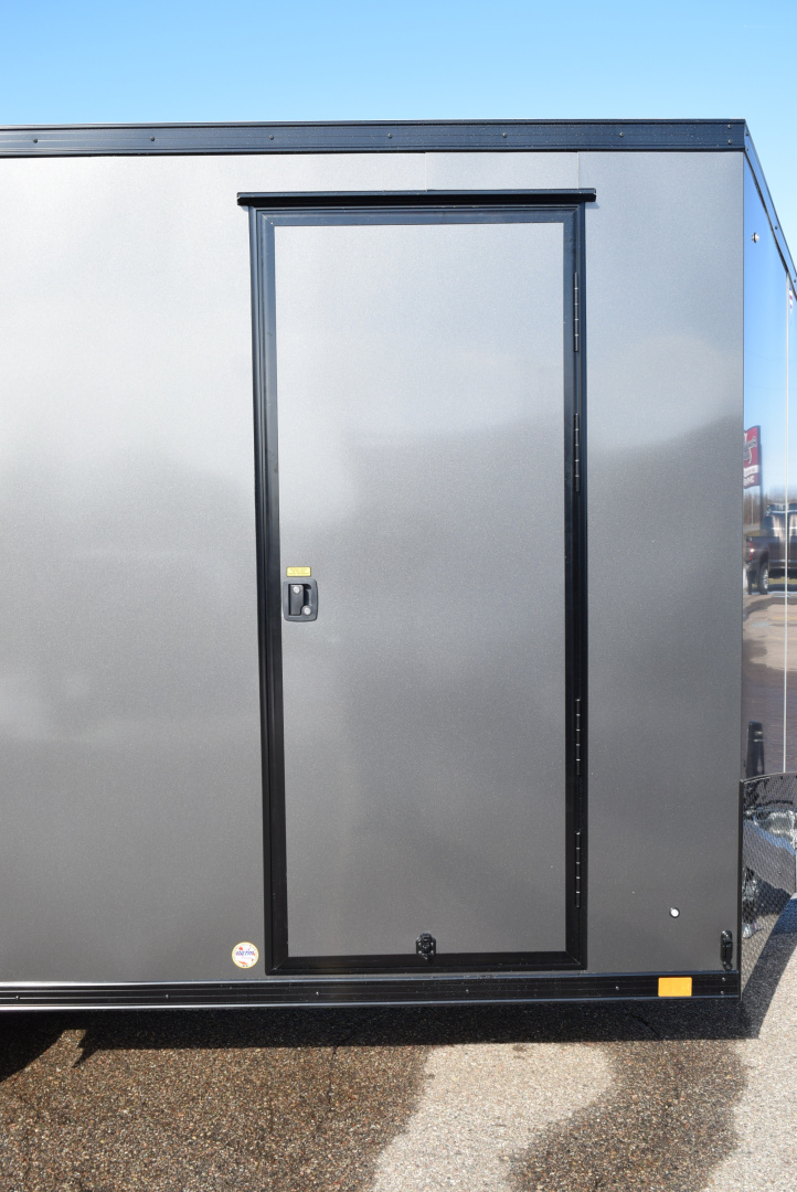 New ATC 7.5x16 STO 400 ALUMINUM CARGO TRAILER w/ BLACK TRIM PACKAGE