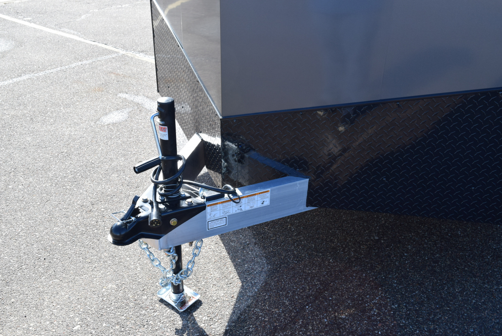 New ATC 7.5x16 STO 400 ALUMINUM CARGO TRAILER w/ BLACK TRIM PACKAGE