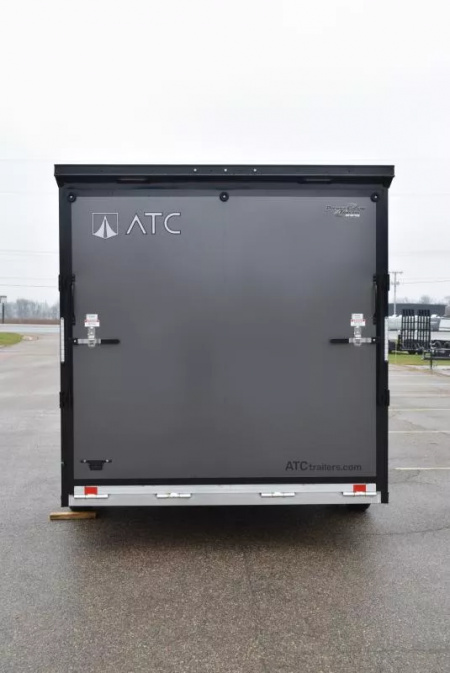 New ATC 7.5x16 STO 400 ALUMINUM CARGO TRAILER w/ BLACK TRIM PACKAGE