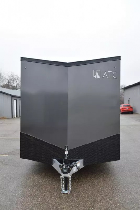 New ATC 7.5x16 STO 400 ALUMINUM CARGO TRAILER w/ BLACK TRIM PACKAGE
