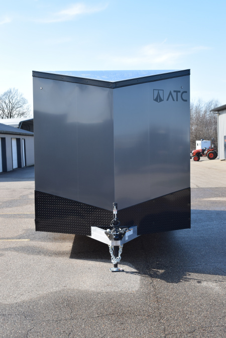 New ATC 7.5x16 STO 400 ALUMINUM CARGO TRAILER w/ BLACK TRIM PACKAGE