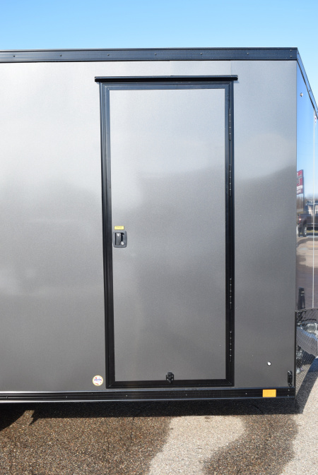 New ATC 7.5x16 STO 400 ALUMINUM CARGO TRAILER w/ BLACK TRIM PACKAGE