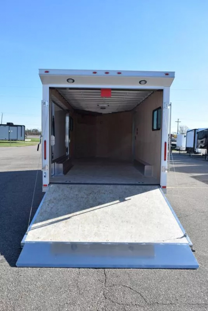 New INTECH 8.5x18+6 ALLSPORT SNOW/ATV/UTV/ COMBO CAR HAULER w/ ESCAPE DOOR