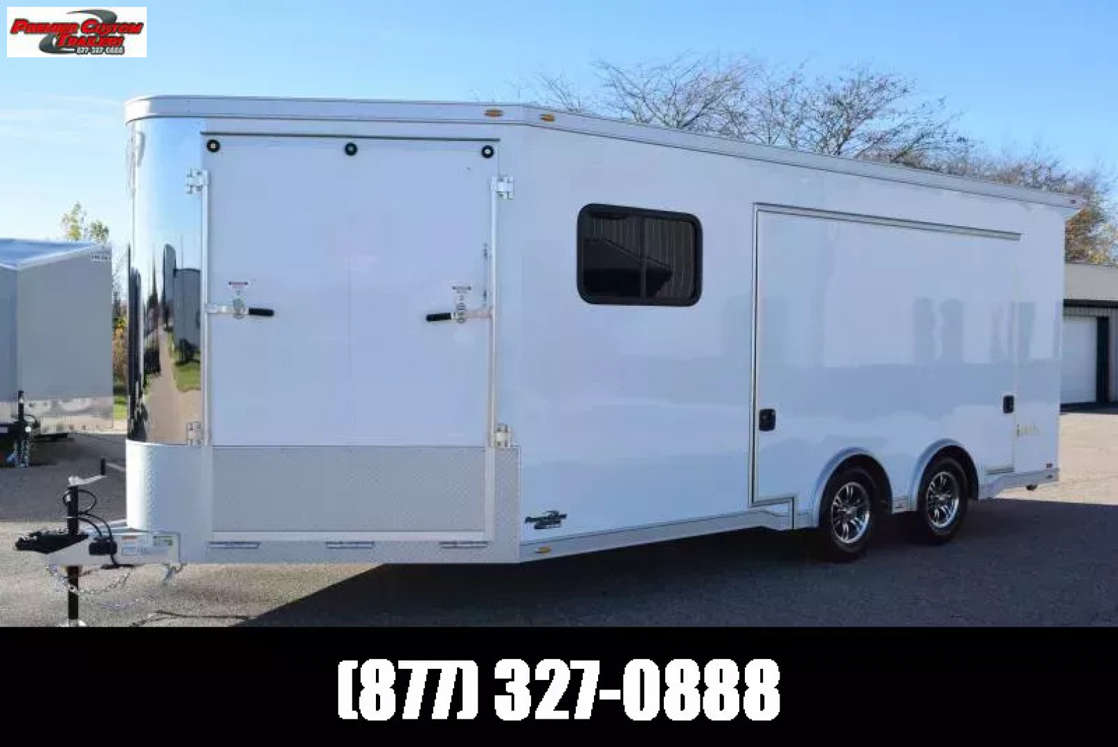 New INTECH 8.5x18+6 ALLSPORT SNOW/ATV/UTV/ COMBO CAR HAULER w/ ESCAPE DOOR