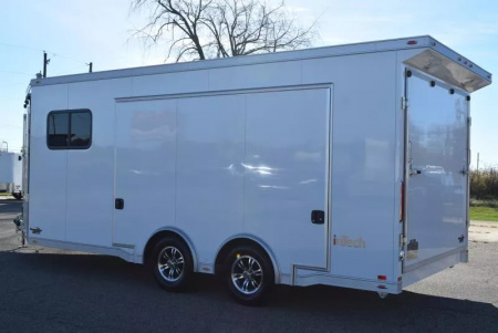 New INTECH 8.5x18+6 ALLSPORT SNOW/ATV/UTV/ COMBO CAR HAULER w/ ESCAPE DOOR