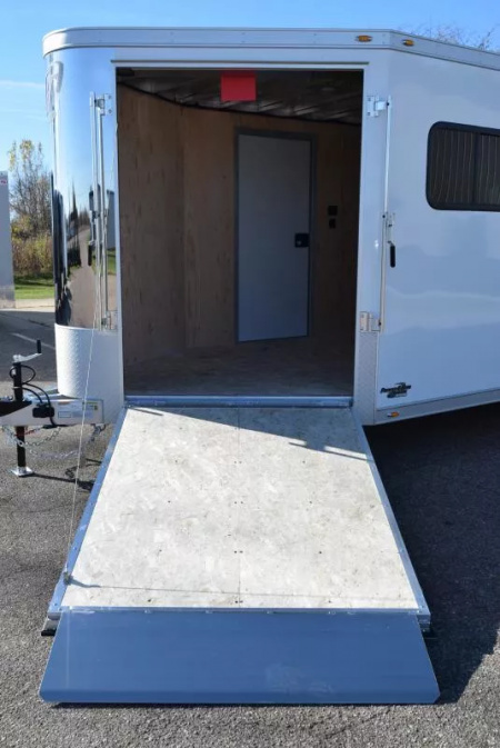 New INTECH 8.5x18+6 ALLSPORT SNOW/ATV/UTV/ COMBO CAR HAULER w/ ESCAPE DOOR