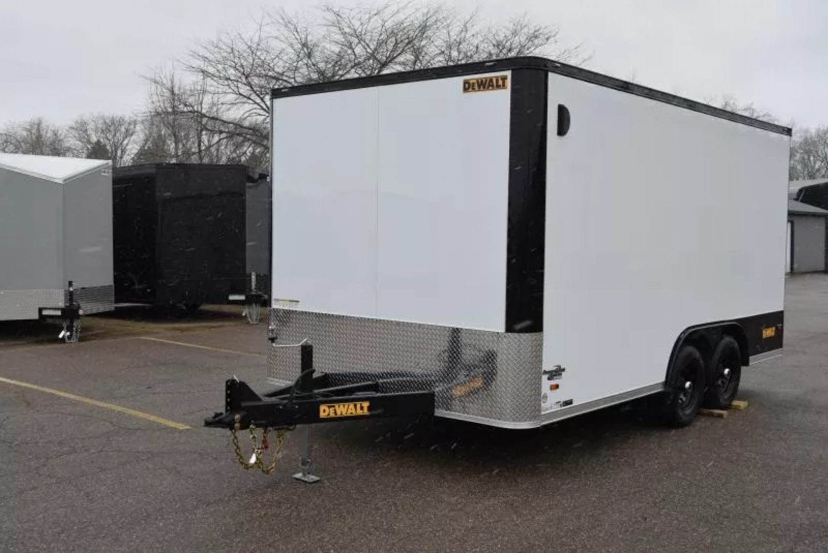 New DEWALT 8.5x16 CONTRACTOR TRAILER - .080 POLYCOR SKIN