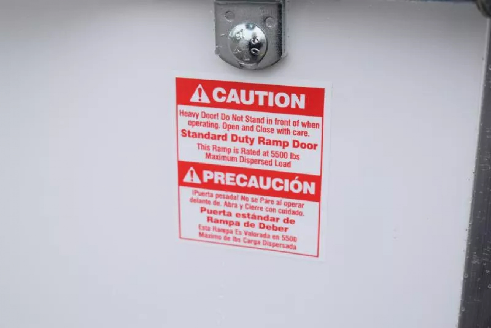 New DEWALT 8.5x16 CONTRACTOR TRAILER - .080 POLYCOR SKIN