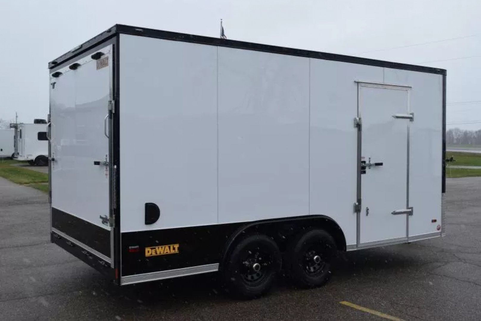 New DEWALT 8.5x16 CONTRACTOR TRAILER - .080 POLYCOR SKIN