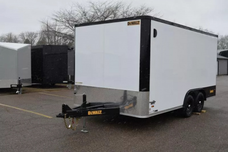 New DEWALT 8.5x16 CONTRACTOR TRAILER - .080 POLYCOR SKIN