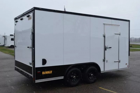 New DEWALT 8.5x16 CONTRACTOR TRAILER - .080 POLYCOR SKIN