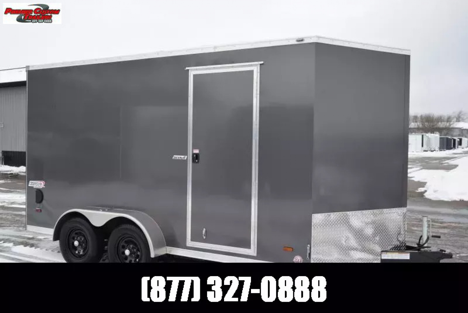 New BRAVO 7x14 SCOUT ENCLOSED CARGO TRAILER