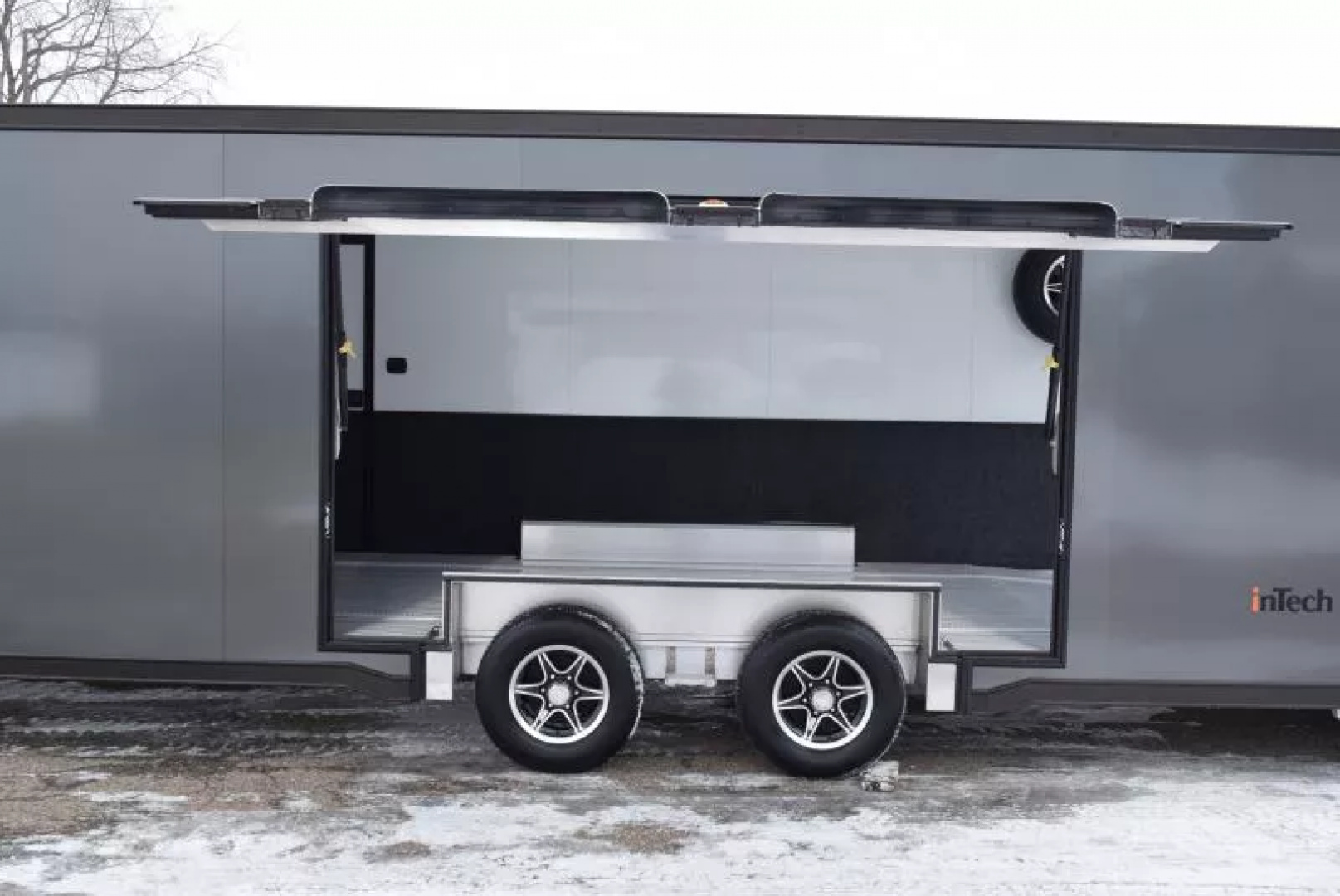 New INTECH 8.5x24 LITE SERIES ALL ALUMINUM RACE HAULER