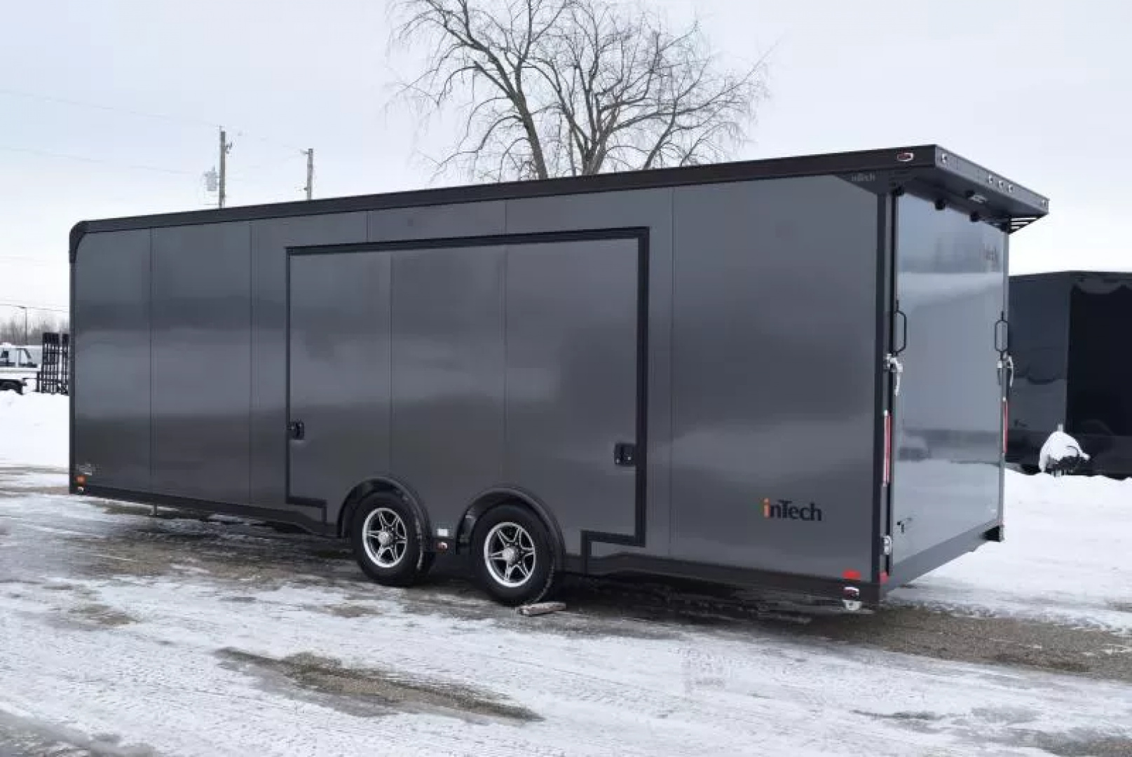 New INTECH 8.5x24 LITE SERIES ALL ALUMINUM RACE HAULER