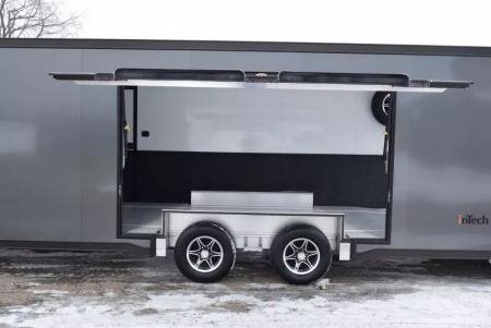 New INTECH 8.5x24 LITE SERIES ALL ALUMINUM RACE HAULER