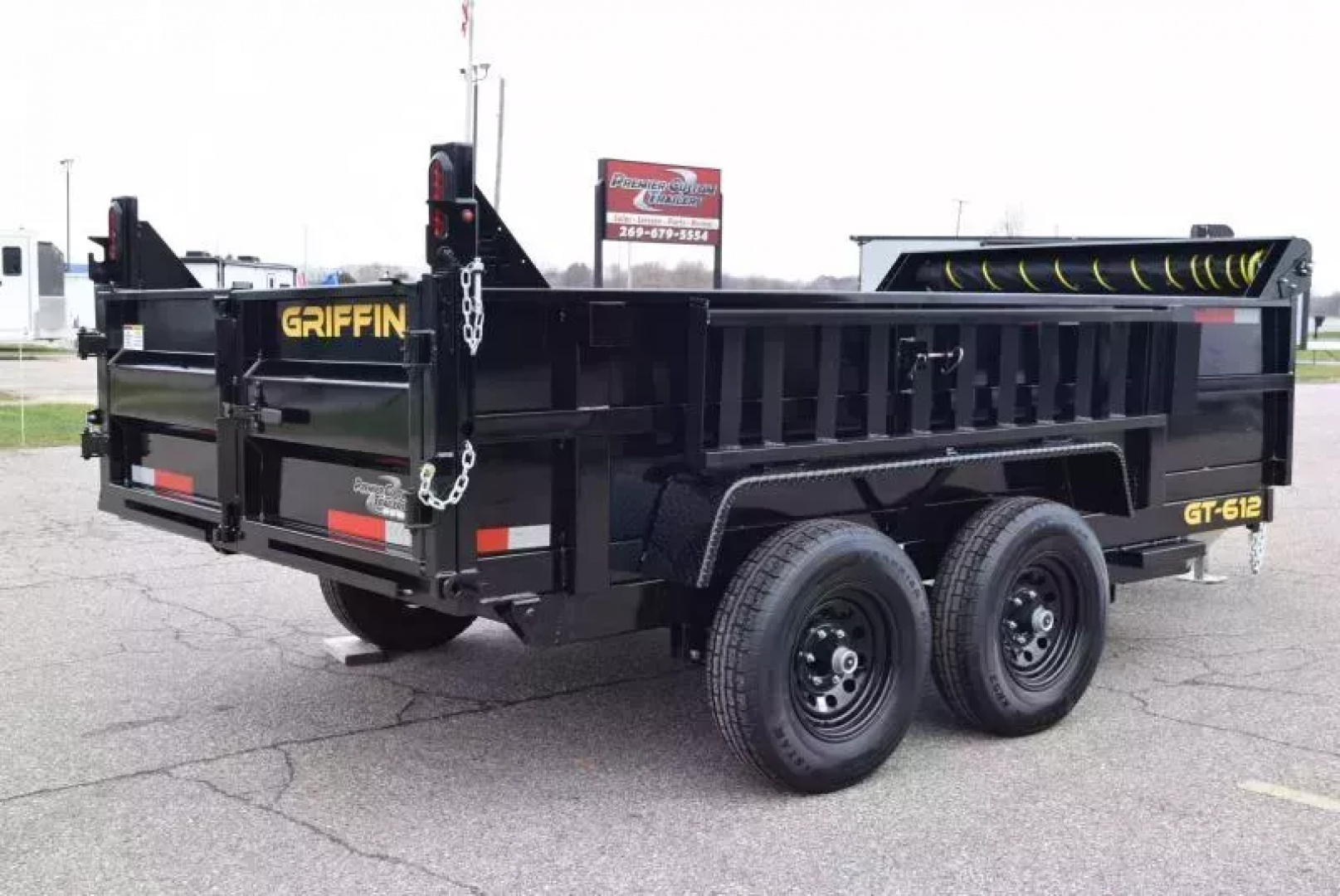 New GRIFFIN 6 X 12 10K Low Pro Dump Trailer