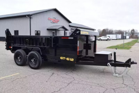 New GRIFFIN 6 X 12 10K Low Pro Dump Trailer