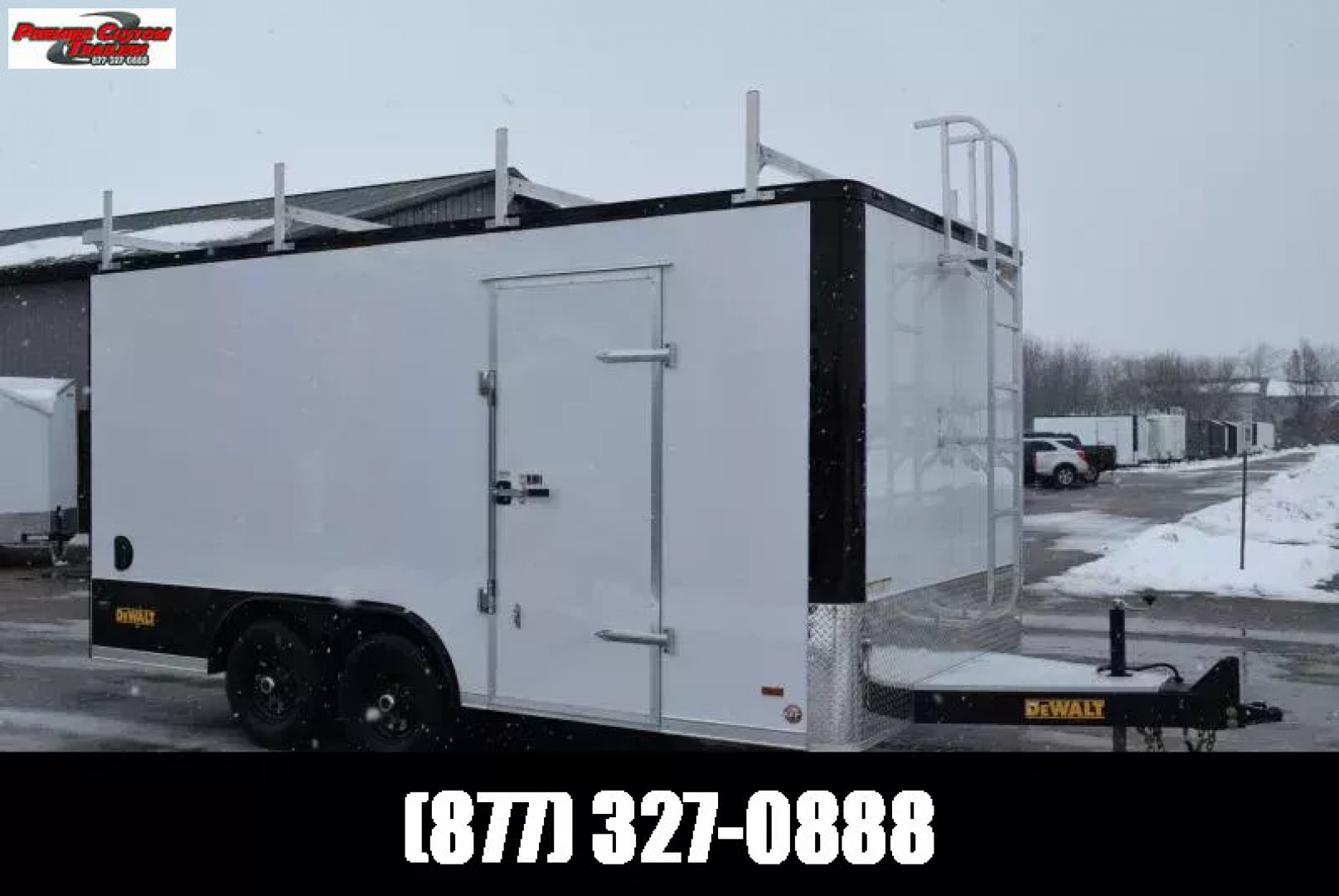 New DEWALT 8.5x16 CONTRACTOR TRAILER - .080 POLYCOR SKIN