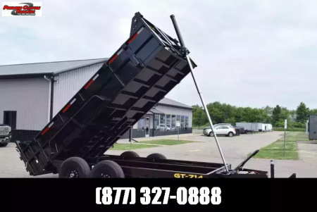 New GRIFFIN 7x14 14K DUMP TRAILER w/ TELESCOPING CYLINDER