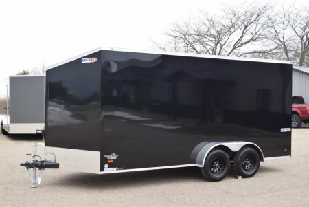 New BRAVO HERO 7x16 ENCLOSED CARGO TRAILER - .080 POLYCOR EXTERIOR