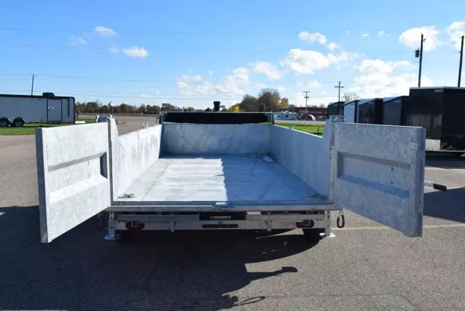 New BND 7x14 14K GALVANIZED DUMP TRAILER